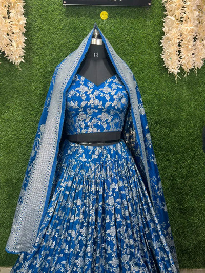 Dola Silk Banarasi Lehenga Set