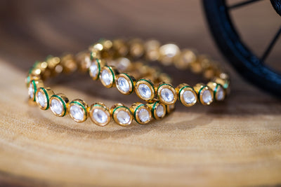Grishma green pair bangles