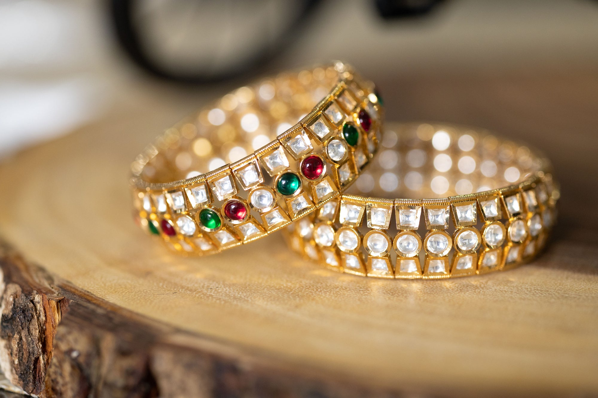 Marajade traditional kundan bracelet
