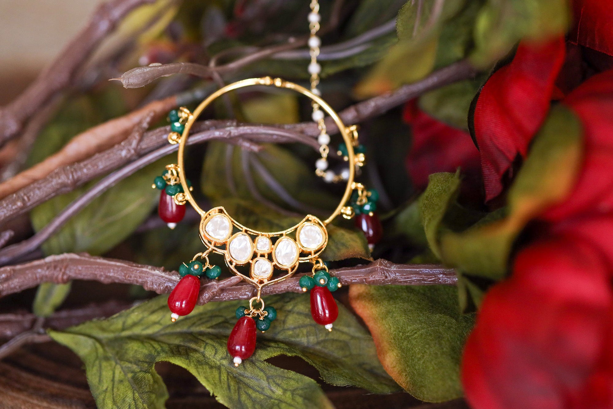 Shivalika traditional indian nose rings/nath