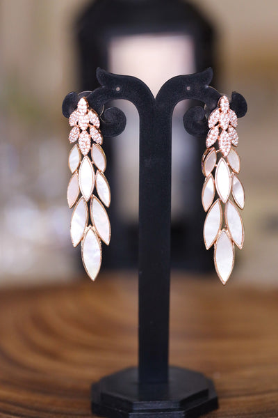 Waterfall mop earrings