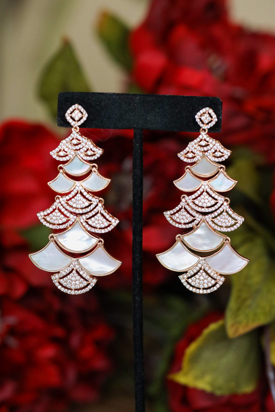 Shells by the sea mop earrings