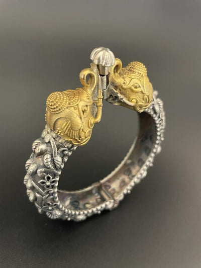 Vintage elephant kada bangle