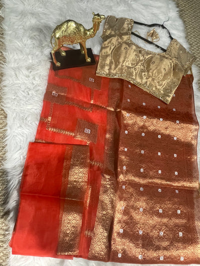 Meenu organza saree