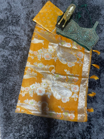 Nisha organza saree