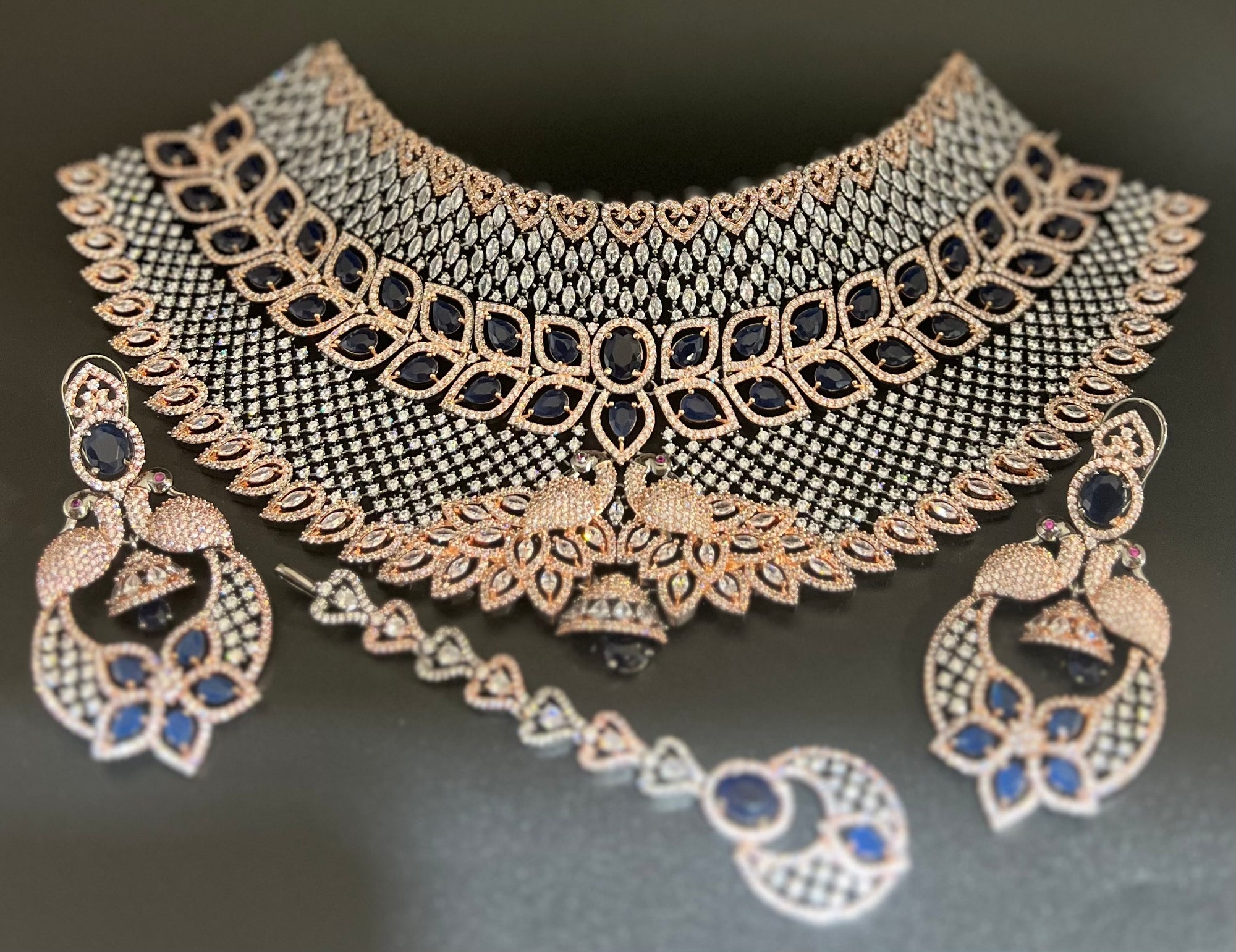 Suhana royal choker necklace set