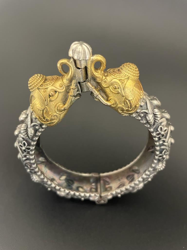 Vintage elephant kada bangle