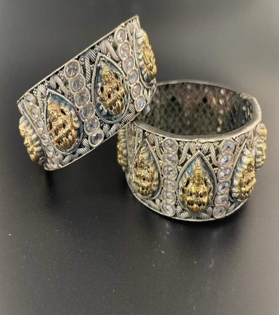 Nisha openable goddess lakshmi kada/bangles