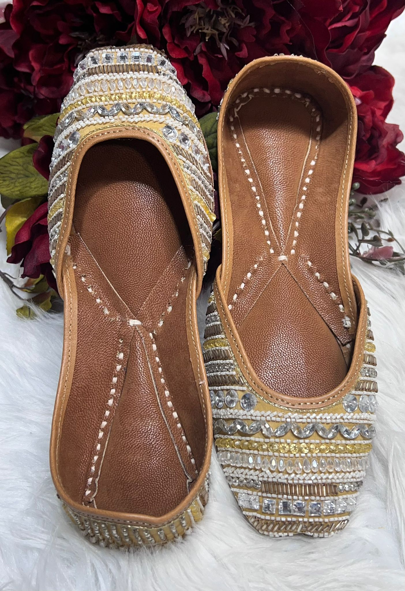 Tanya star studded designer jutti