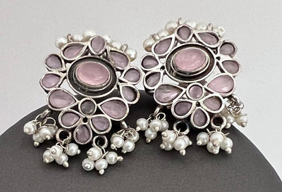 Kiara silver necklace set