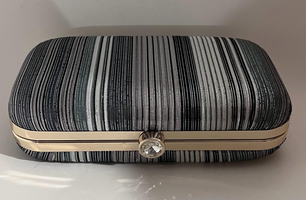 Rathi Satin Multicolour Box Clutch