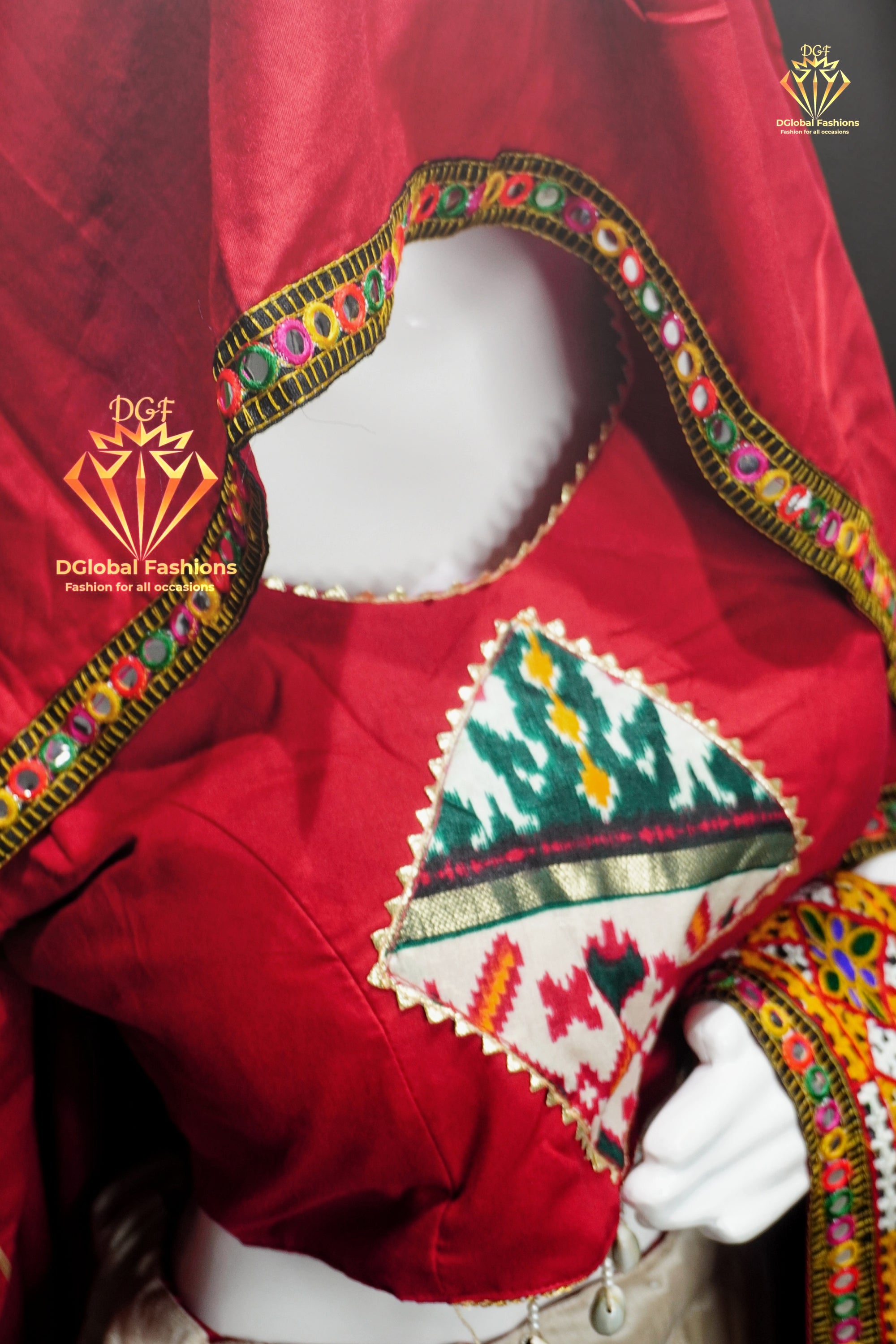 Traditional navratri lehenga choli set