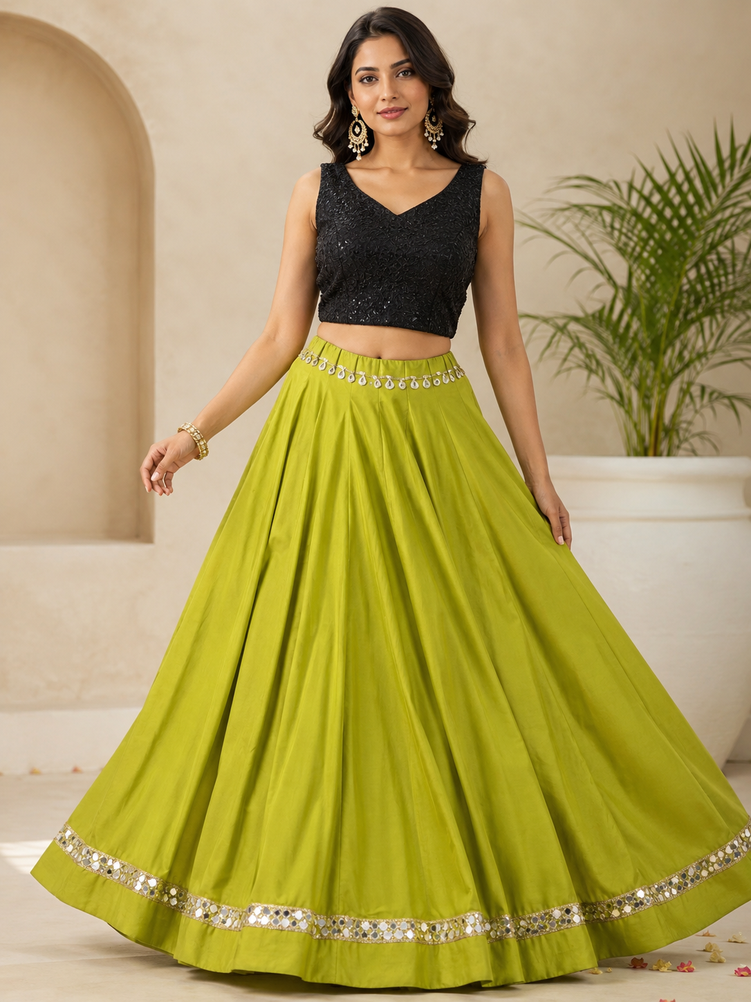 Mirror Work Skirt