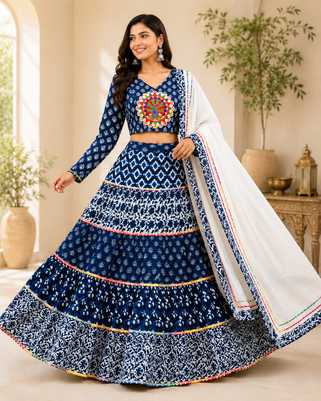 Cotton Chaniya Choli Set