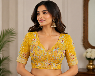 Georgette Embroidered Blouse