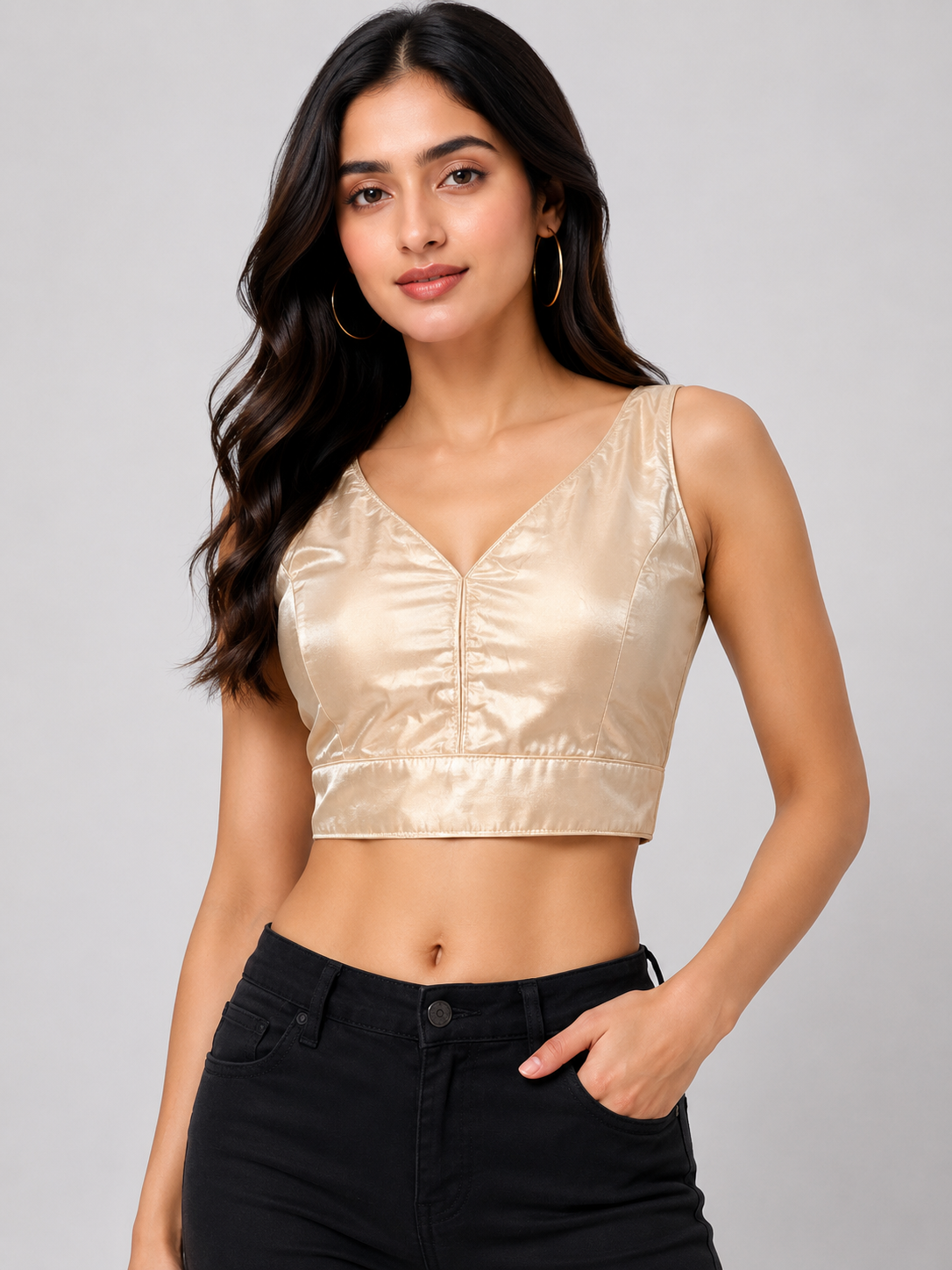 Gaji Sleeveless Blouse for Women
