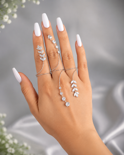 Designer Stone Palm Bracelet for Women