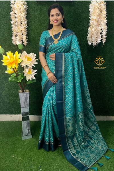 Viscose Silk Brasso Saree with Designer Blouse