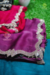 Tissue shimmer saree