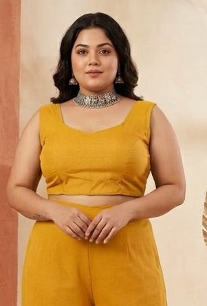 Plus Size Rayon Blouse for Women