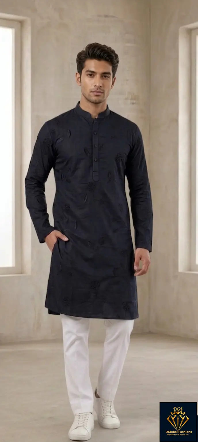 Men’s Cotton Kurta Pajama Set
