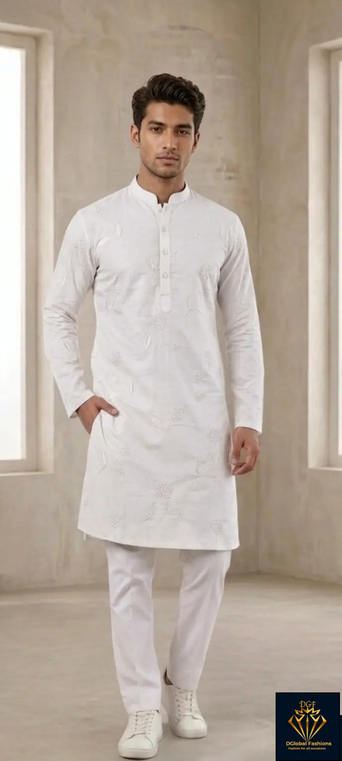Men’s Cotton Kurta Pajama Set