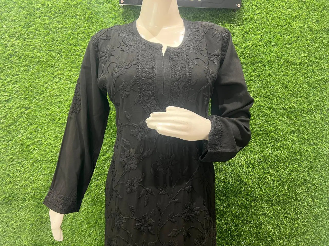 Lucknowi Chikankari Co-Ord Set with Full Jaal Hand Embroidery