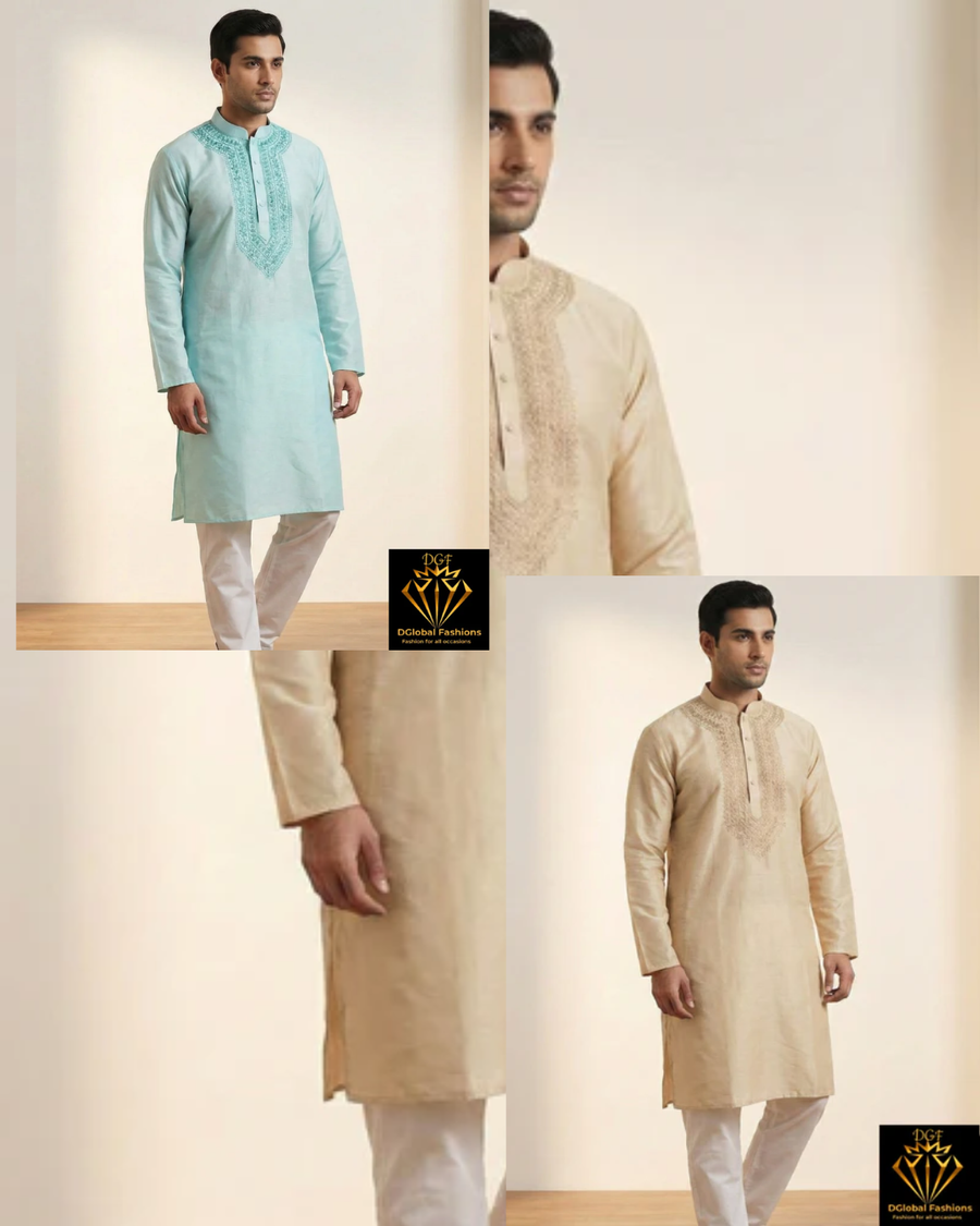 Lucknow chikankari (handwork) kurta set
