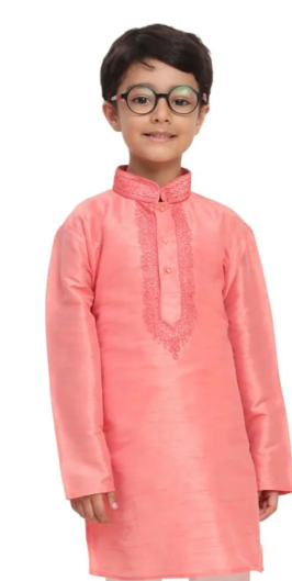 Kids Boys Elegant Kurta Pajama Set – Premium Ethnic & Festive Outfit
