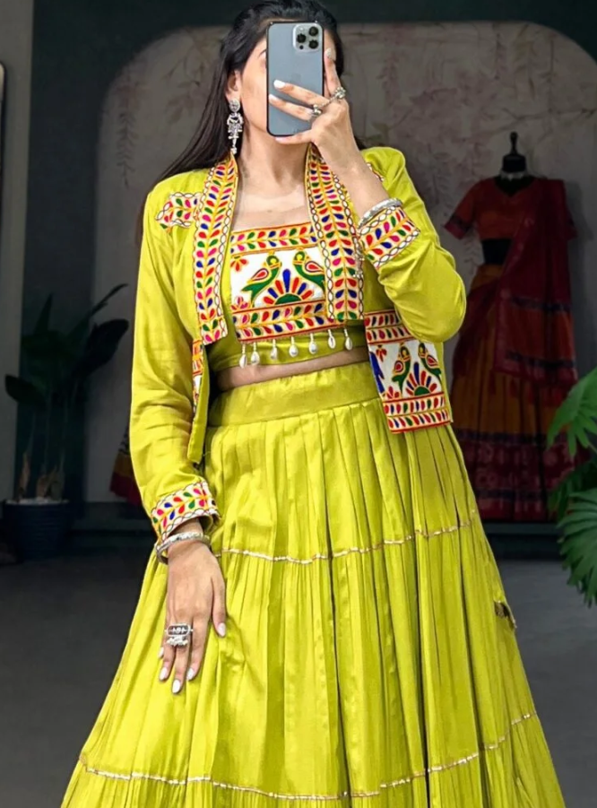 Gota Patti Navratri Lehenga Choli