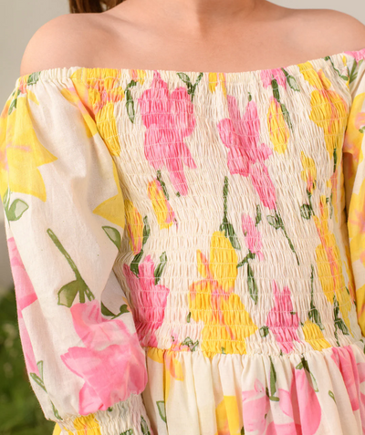 Girls’ Pure Cotton Floral Kurta with Palazzo Set — Comfortable Daily & Festive Wear