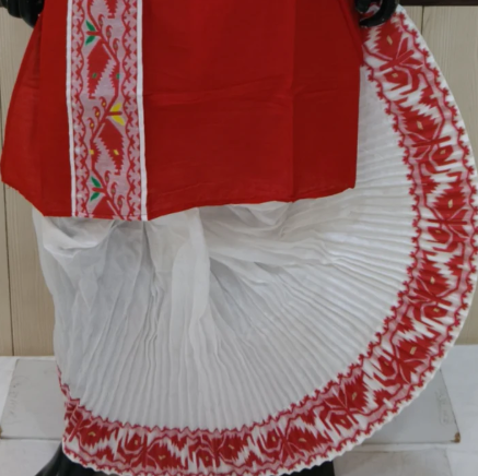 Jamdani Draped Dhoti for Men – Pre-Stitched Regal Wear