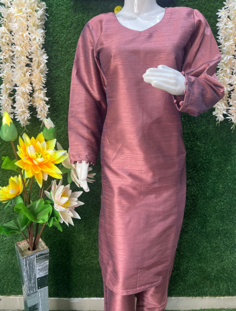 Kosa Silk Kurta Pant Suit Set