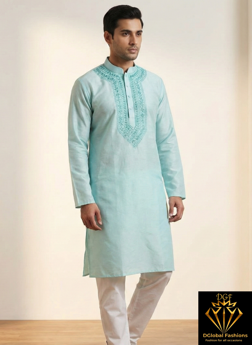 Lucknow chikankari (handwork) kurta set