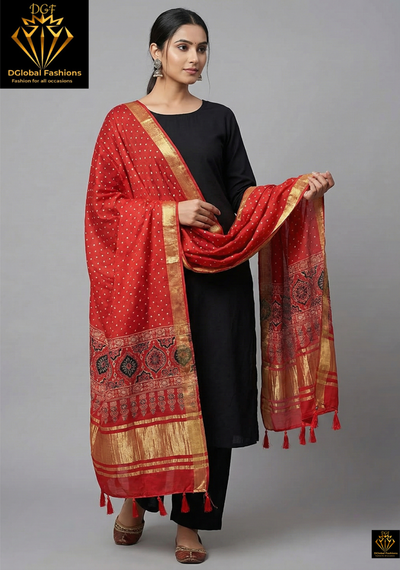 Gaji silk dupatta