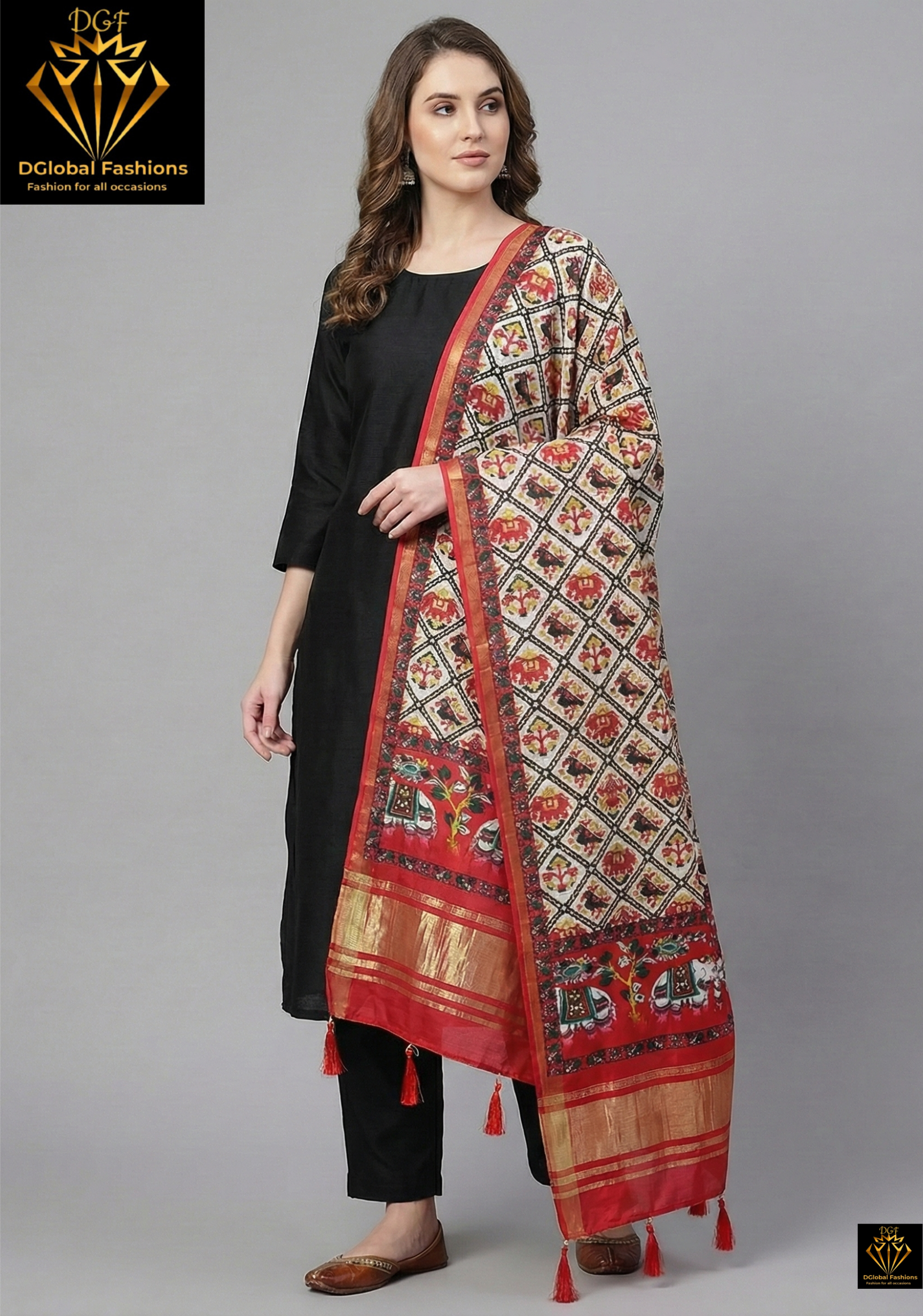 Gaji silk dupatta