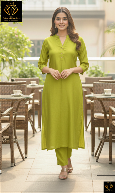 Raw Silk Kurta Pant Set