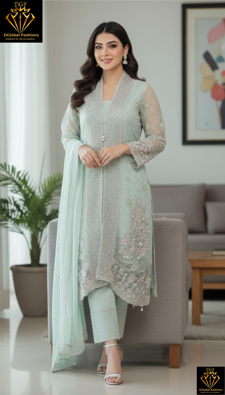 Designer shrug suit for parties