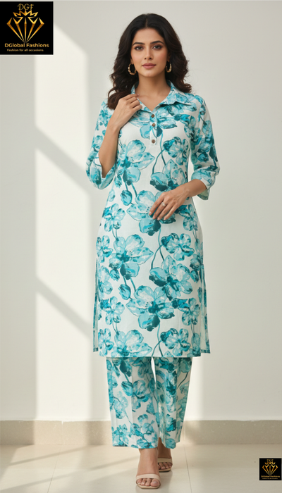 Printed Summer Coord Set – Effortless Everyday Style