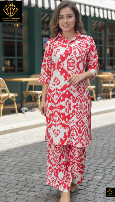 Printed Summer Coord Set – Effortless Everyday Style