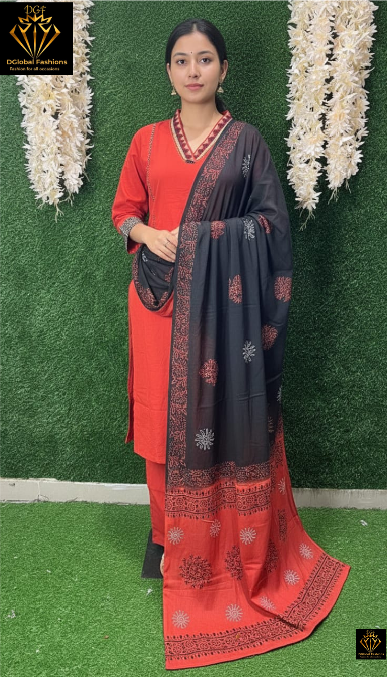 Effortless Elegance: Lightweight & Stylish Cotton Suit Set