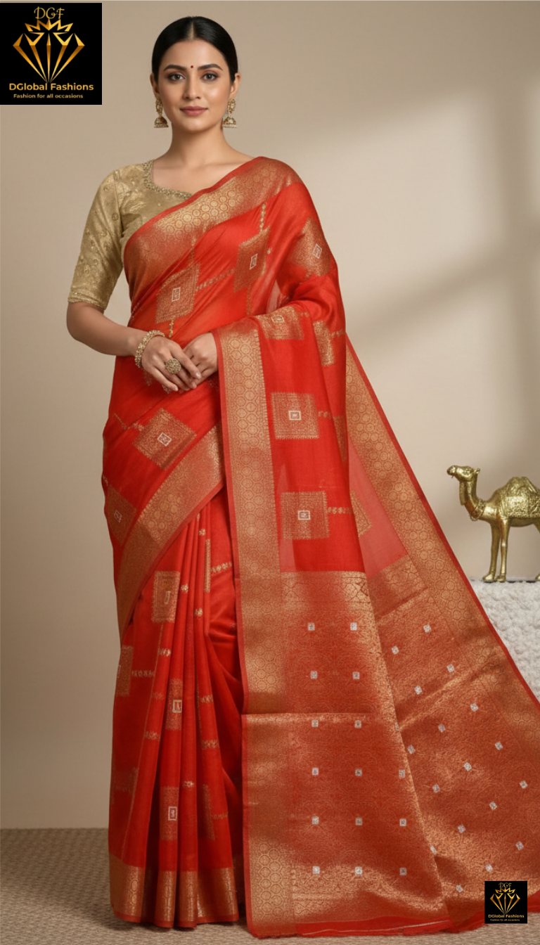 Meenu organza saree