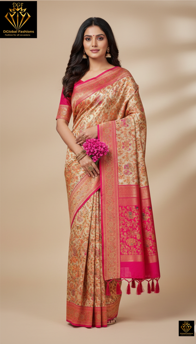 Silk banarasi saree