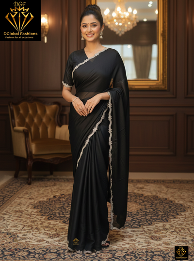 Tissue shimmer saree