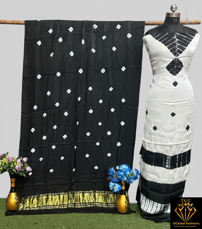 Unstitched Shibori Tie-Dye Suit Set