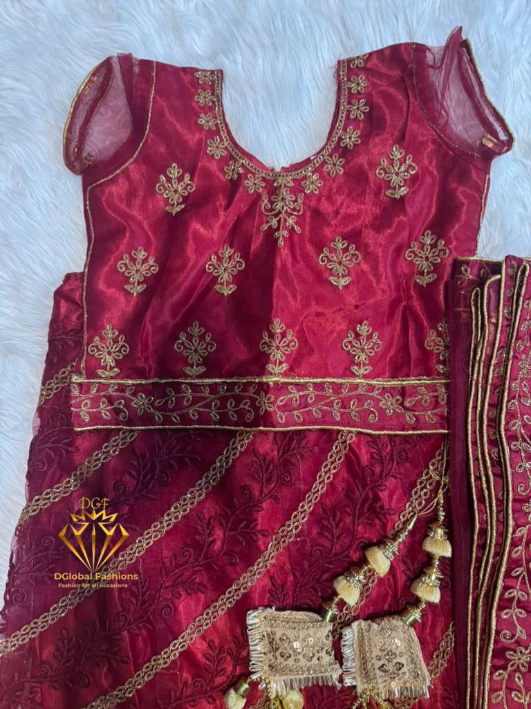 Embroidered Lehenga Choli with Dupatta