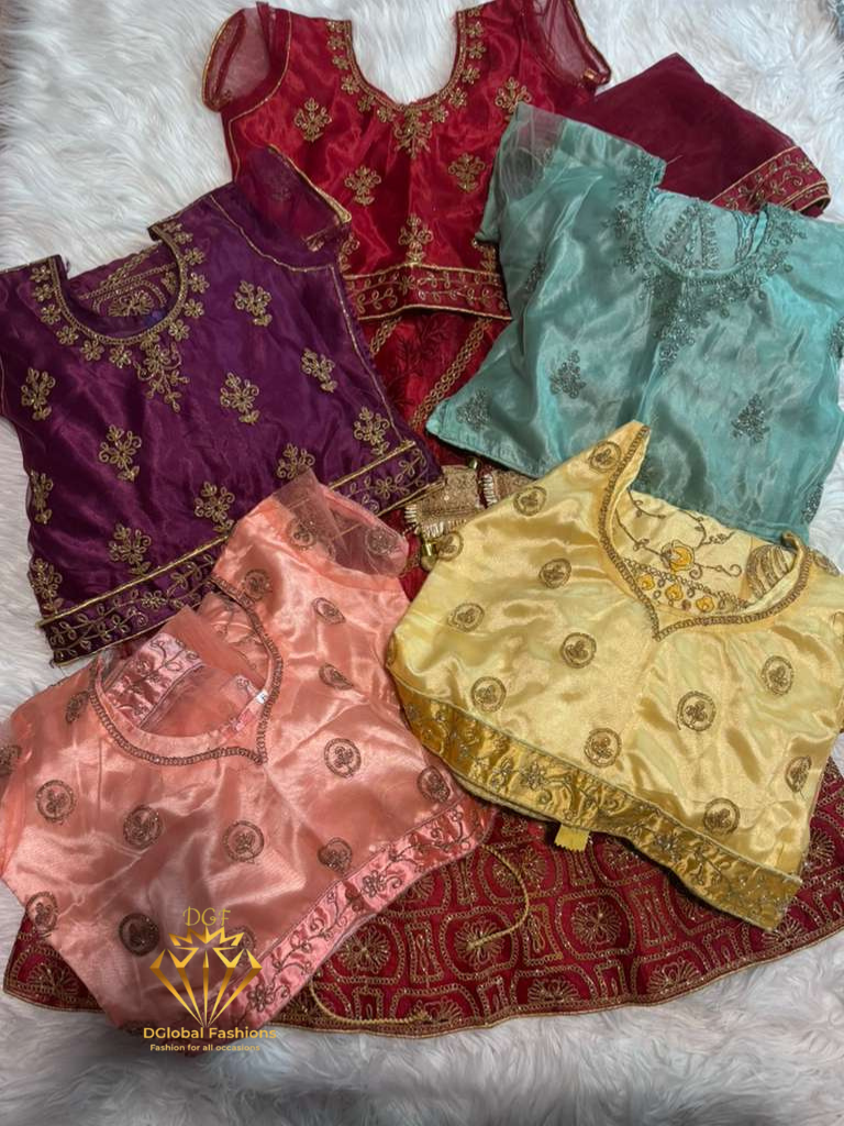 Embroidered Lehenga Choli with Dupatta