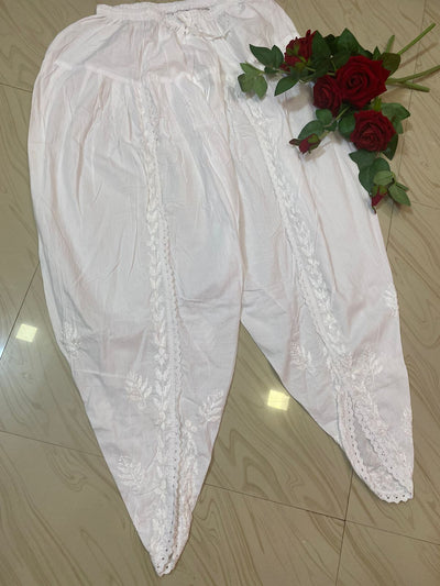 Chikankari handwork - Tulip Pants