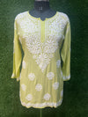 Chikankari modal short top