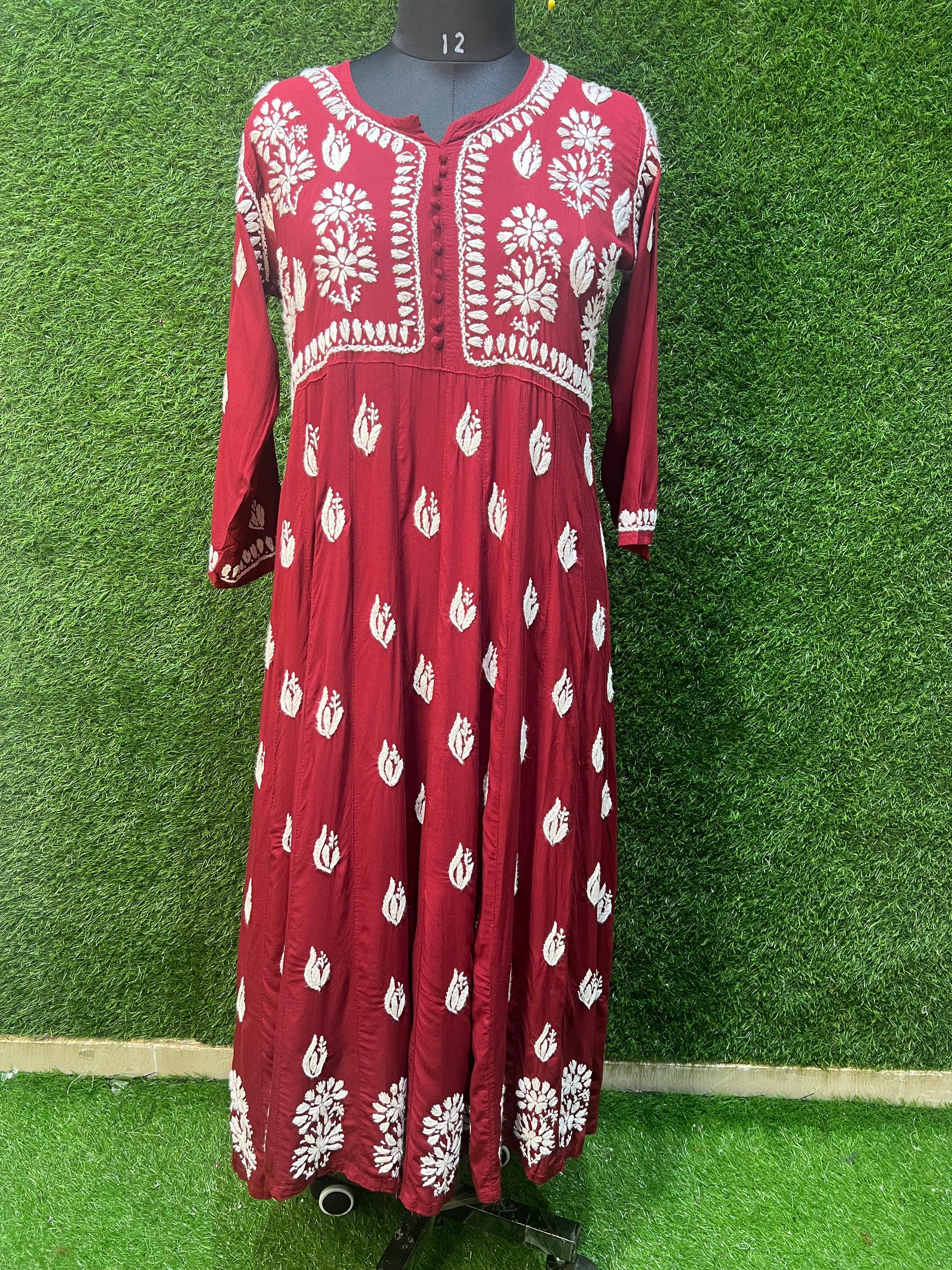 Anarkali gown in luxurious modal fabric